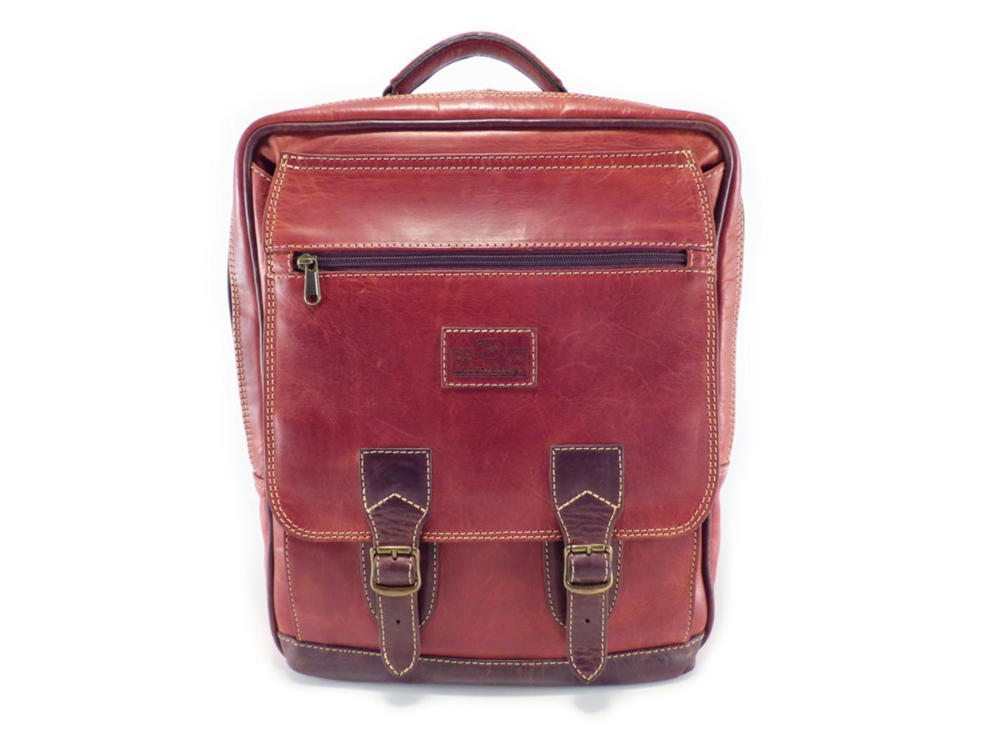 Der Lederhandler Peter Leather Rucksack Tobacco