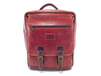 Der Lederhandler Peter Leather Rucksack Tobacco