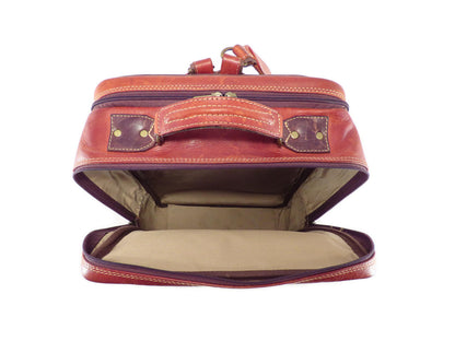 Der Lederhandler Peter Leather Rucksack Tobacco