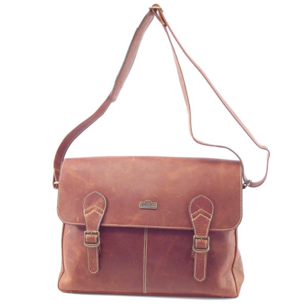 Der Lederhandler Reggie Leather Laptop Bag