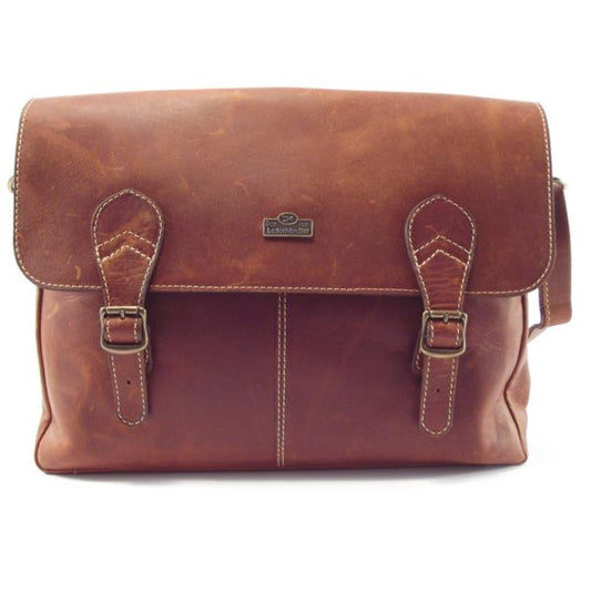 Der Lederhandler Reggie Leather Laptop Bag
