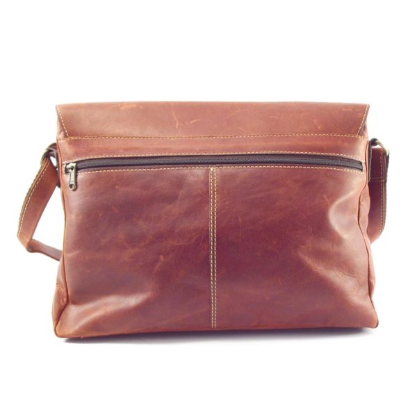 Der Lederhandler Reggie Leather Laptop Bag