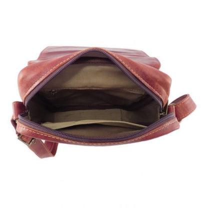 Der Lederhandler Stef Sling Bag - Tobacco