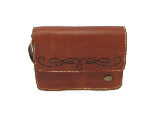 Der Lederhandler Sune Bag with Cards, Tobacco