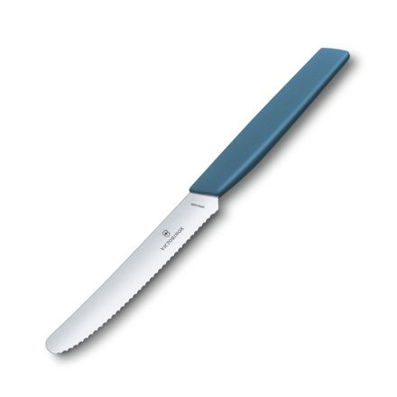 Victorinox Swiss Modern Steak Knife Blue Serrated 11cm