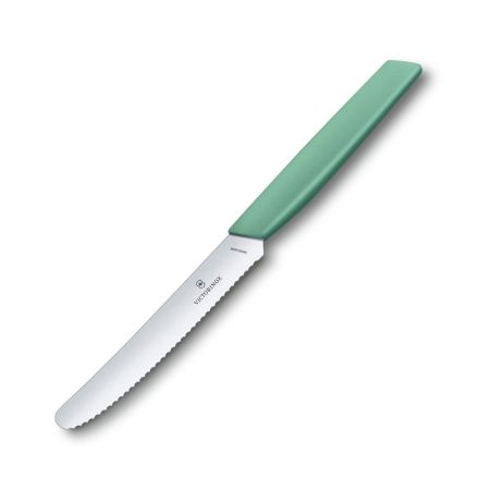 Victorinox Swiss Modern Steak Knife Teal Serrated 11cm