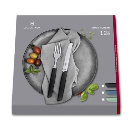 Victorinox Swiss Modern Table Set 12 Piece Blue - Giftbox