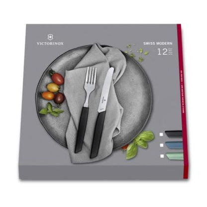 Victorinox Swiss Modern Table Set 12 Piece Blue - Giftbox