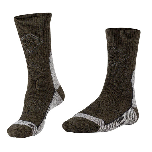 Falke Merino Wool Hiker Crew Socks Olive UK 10-12