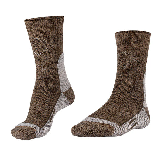 Falke Merino Wool Hiker Crew Socks Fawn UK 10-12